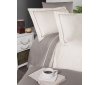 Постельное белье First Choice - Serenity Ivory & Mink (Турция), евро комплект